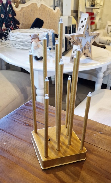 Świecznik LED na baterie dekoracyjny