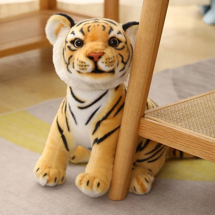 PLUSZOWY TYGRYS TYGRYSEK MIŚ MASKOTKA Przytulanka 22cm Pluszak