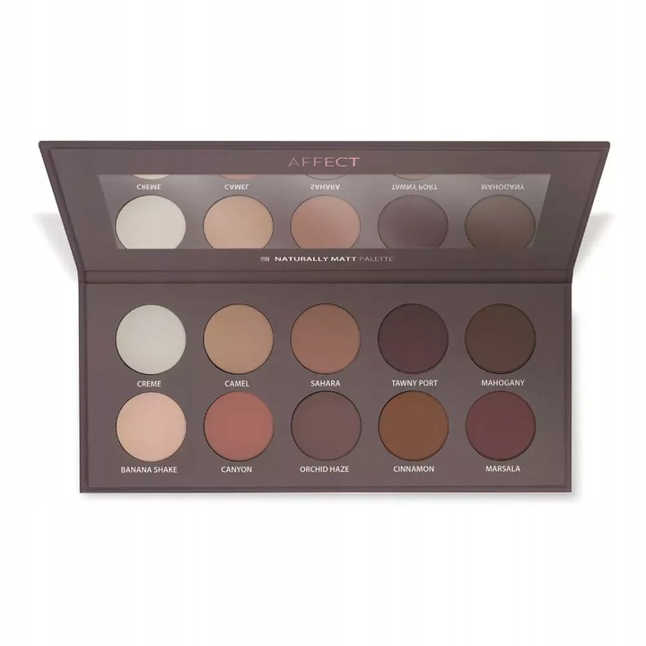 Affect Paleta prasowanych cieni Naturally Matt