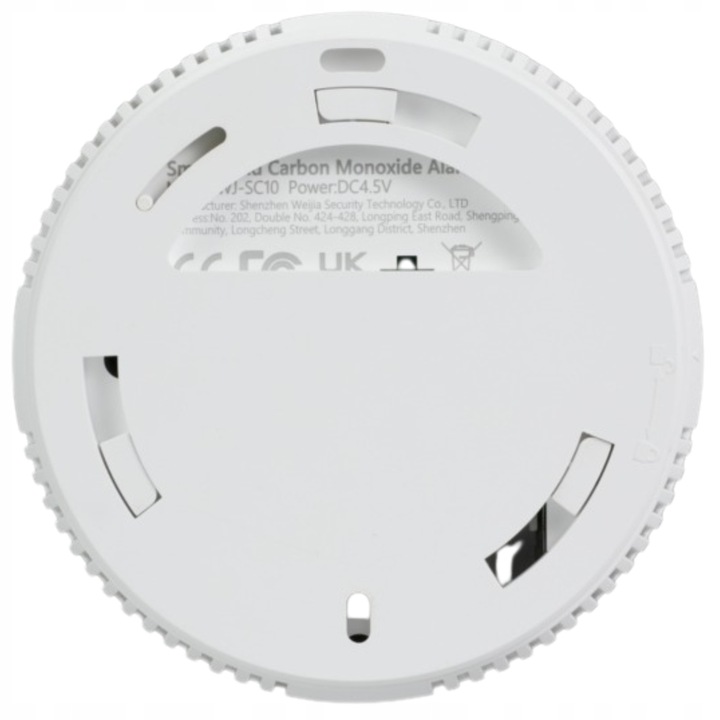 Czujnik Czadu i Dymu Detektor Tlenku Węgla Certyfikowany