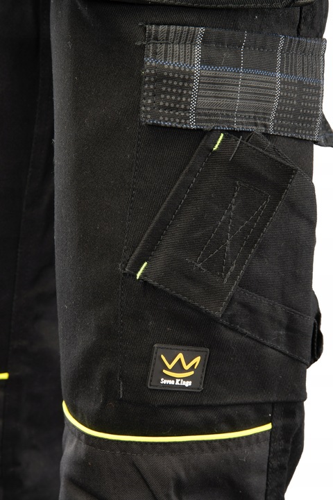 Spodnie robocze monterskie z kieszeniami Stretch Cordura elastan r 28