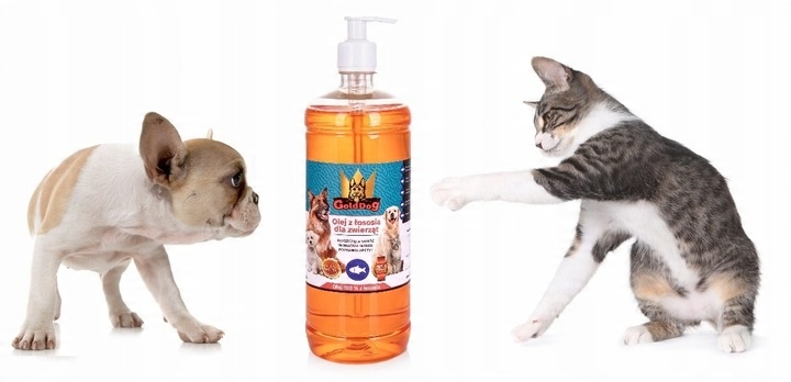 Olej z Łososia dla psa 1l Golddog