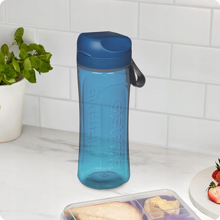 Sistema Bidon butelka na wodę napój 600ml fiolet