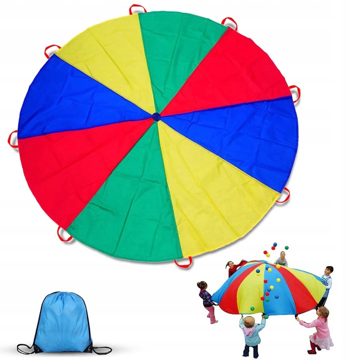 PROFESJONALNA CHUSTA ANIMACYJNA 3m SPADOCHRON + FU