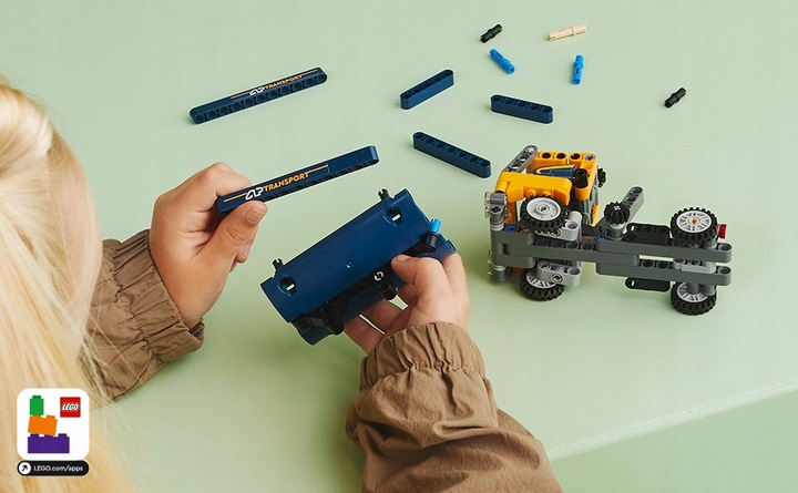 LEGO Technic 90087465 lego technic koparka wywrotka ciężarówka
