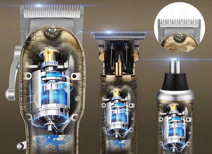 PROFESJONALNE MASZYNKI DO STRZYŻENIA TRYMER MĘSKI