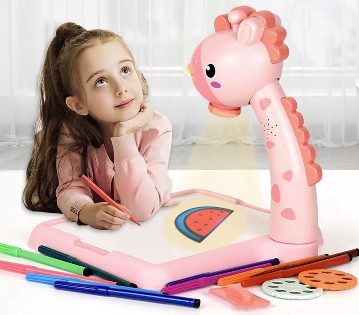 PROJEKTOR RZUTNIK DO NAUKI RYSOWANIA Stolik Edukacyjny Slajdy Do Malowania