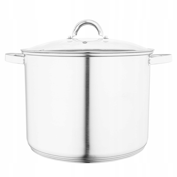 Wysoki garnek indukcja DUŻY stal nierdzewna Altom Design Fabio 15 litrów