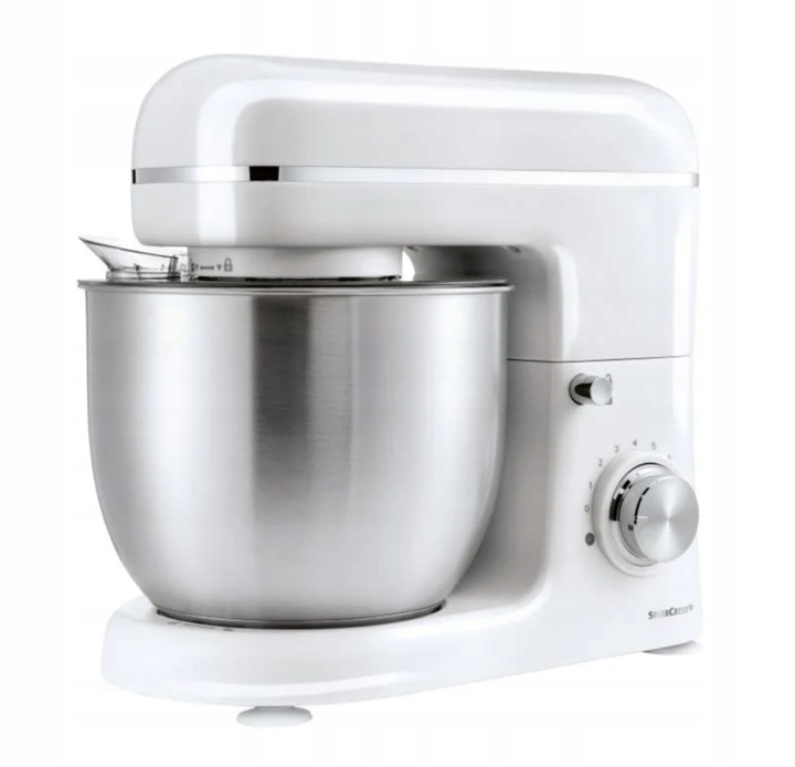 Robot kuchenny Silvercrest SKM 600W Mikser Planetarny Wielofunkcyjny biały