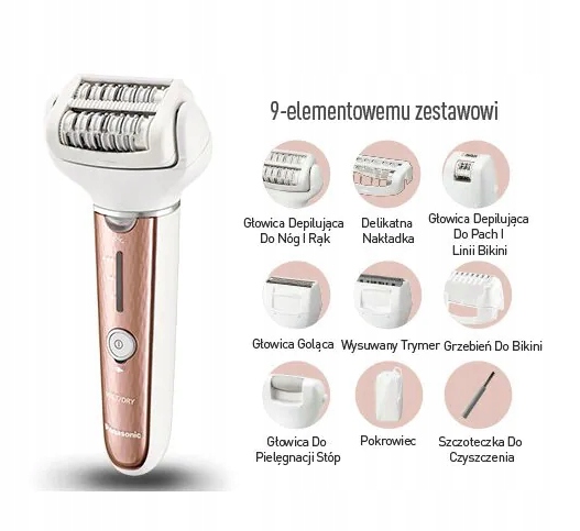 Panasonic ES-EL8A Depilator podwójne dyski 60peset