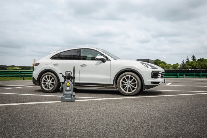 MYJKA CIŚNIENIOWA KARCHER HD 4/10 PLUS TURBODYSZA ZWIJACZ ZESTAW 5/15C PROF