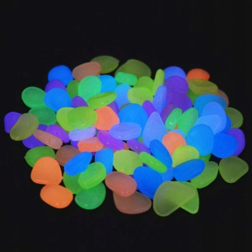 100X Kamyczki Świecące do akwarium