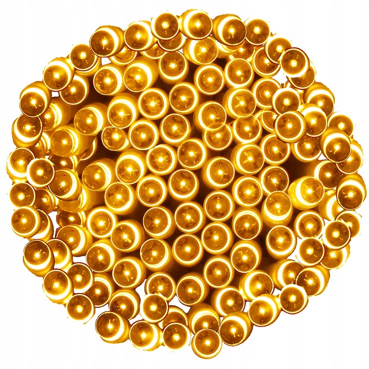 LAMPKI CHOINKOWE 100LED ZEWNĘTRZNE WEWNĘTRZNE 10m BIAŁE CIEPŁE ŚWIĄTECZNE