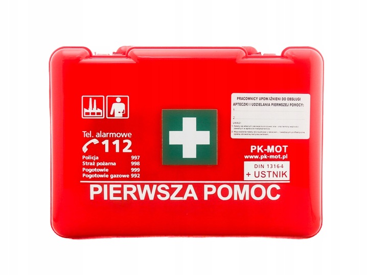 APTECZKA PIERWSZEJ POMOCY PRZEMYSŁOWA ZAKŁADOWA Z WIESZAKIEM RED