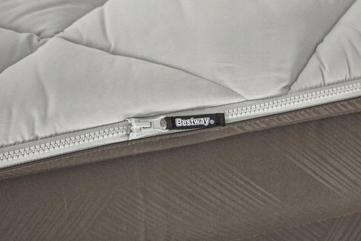 Dmuchany materac Fortech z wbudowaną pompką el. ŁOŻKO BESTWAY 203x152x51cm