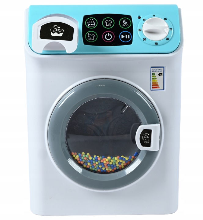 DUŻA PRALKA AUTOMATYCZNA RUCHOMY BĘBEN 4 PROGRAMY ŚWIATŁO DŹWIĘK