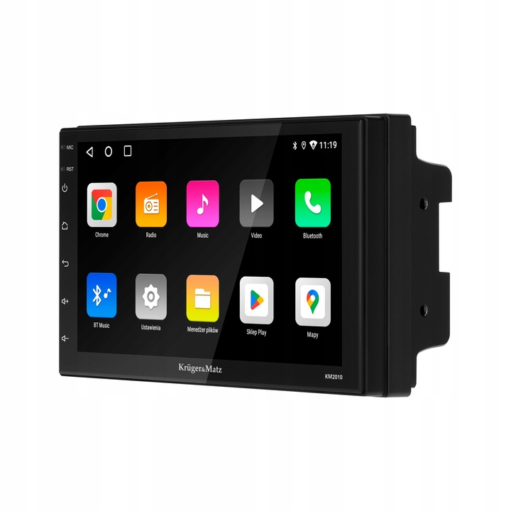 Kruger&Matz KM2010 Radio Samochodowe BT CarPlay Android +++ kamera cofania