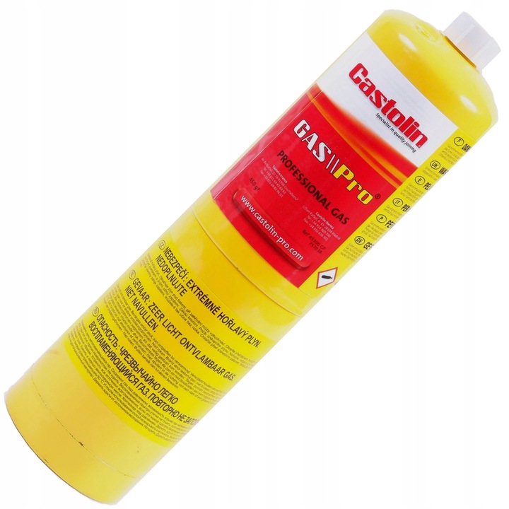 BUTLA Z GAZEM NABÓJ WKŁAD GAS PRO 400 g GWINT 1" - CASTOLIN 757038 MAP