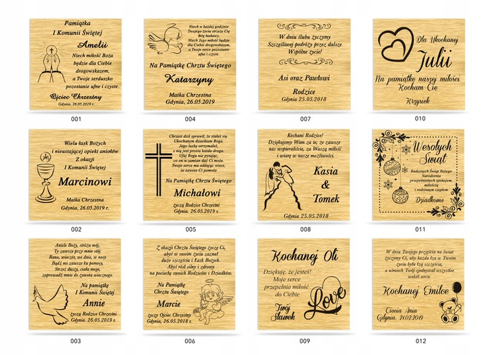 ZŁOTY MEDALIK ŁAŃCUSZEK CHRZEST KOMUNIA ŚWIĘTA 585