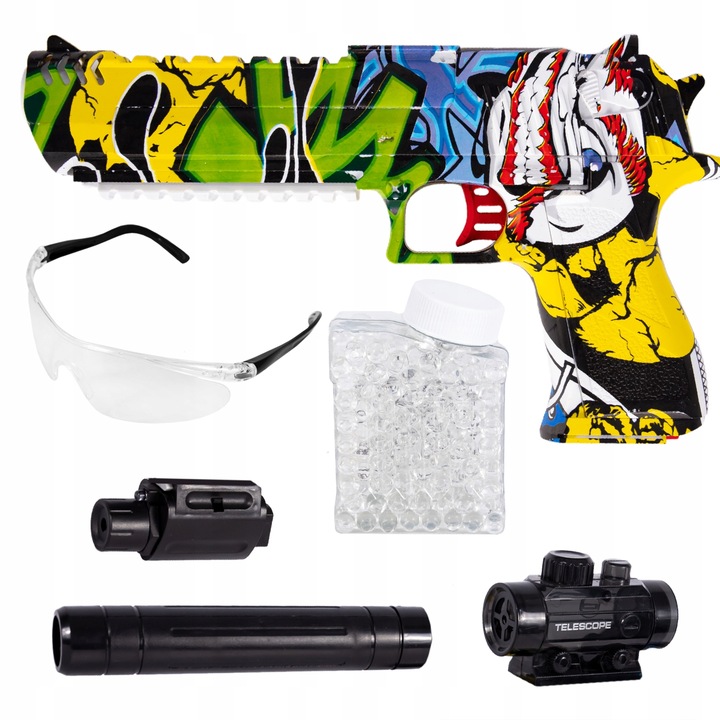 Karabin na kulki AIG Evolution graffiti + akcesoria