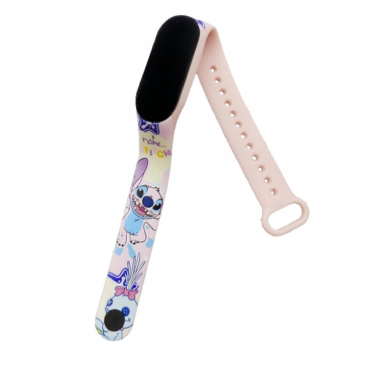 Zegarek cyfrowy LED Stich Różowy