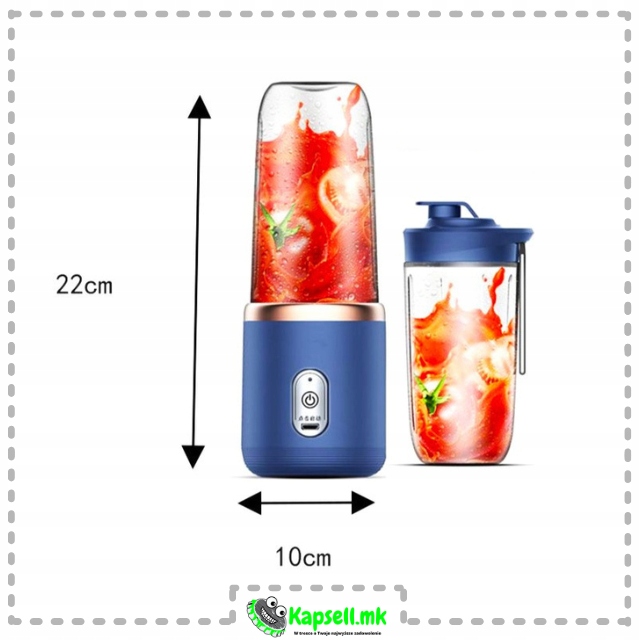 SHAKER BLENDER PRZENOŚNY BIDON KUBEK SUPER OSTRZA