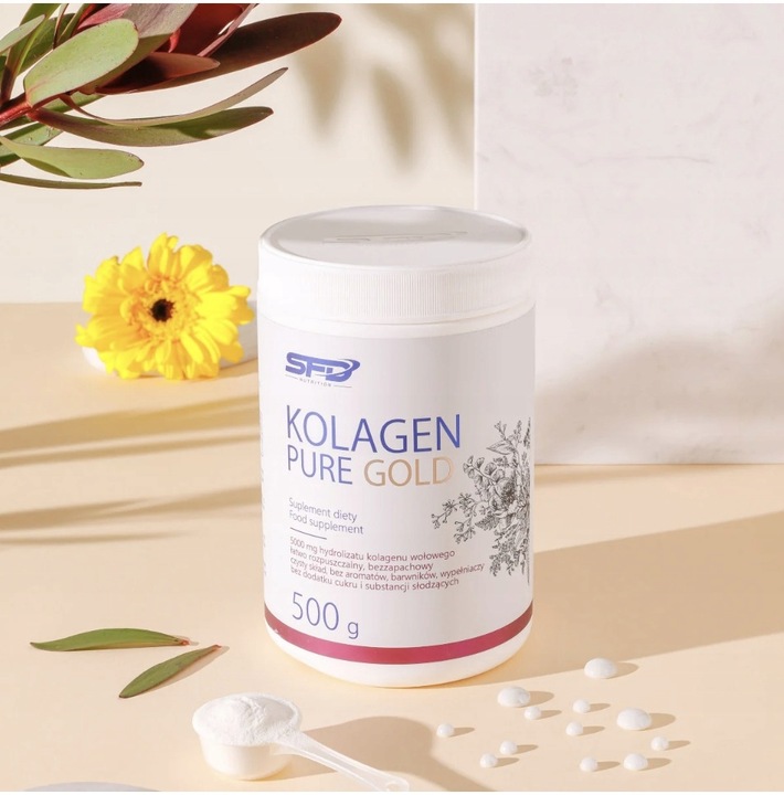 SFD KOLAGEN PURE GOLD 500G COLLAGEN STAWY KOŚCI