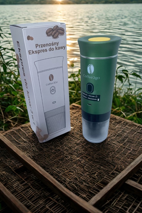 Przenośny Ekspres do Kawy Mielonej Kapsułek New Line Edition 2025 Zielony