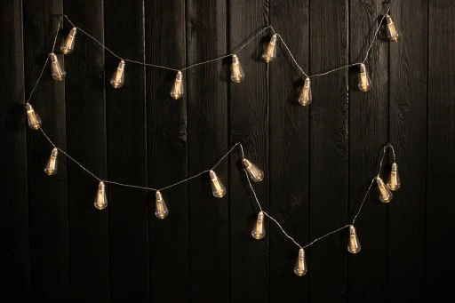 Girlanda SOLARNA OGRODOWA 20x LED ŻARÓWKI XXL