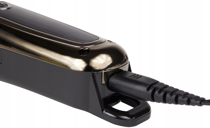 BEZPRZEWODOWA MASZYNKA DO STRZYŻENIA WŁOSÓW KEMEI KM-1990 BARBER USB LCD