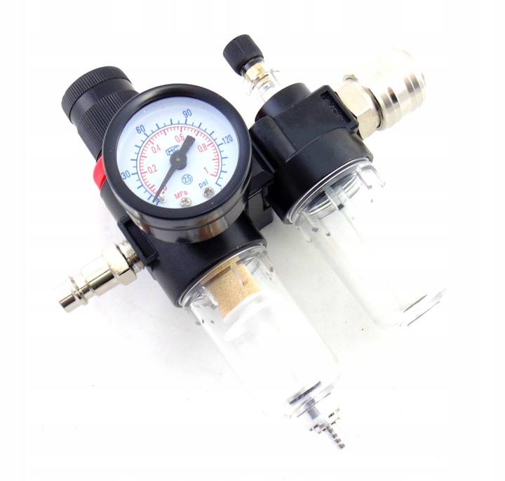 ODWADNIACZ FILTR POWIETRZA REDUKTOR NAOLEJACZ 1/4