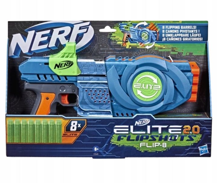 Nerf Elite 2.0 Flip-8 KARABIN PISTOLET IDEALNY NA PREZENT