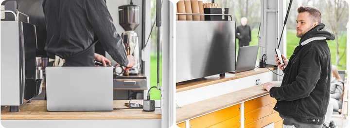 Biała Ładowarka GaN 65W + Kabel USB-C USB-C Typ C 60W 120cm Power Delivery