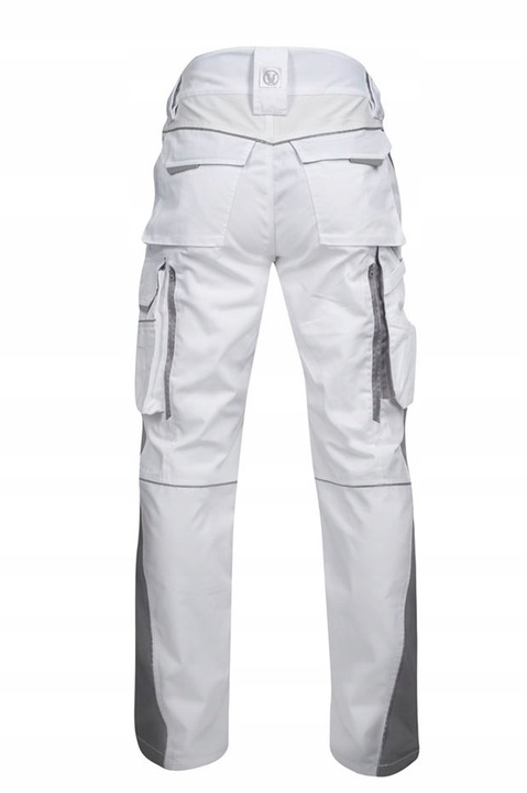 Spodnie Robocze Monterskie Elastyczne Modne Białe Malarskie ARDON URBAN+ 52