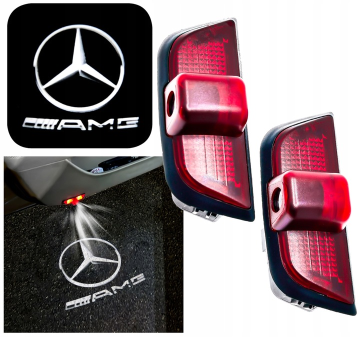 LED LOGO PROJEKTOR MERCEDES C C180 C200 C230 C250 C260 C280 C300 C320 W204