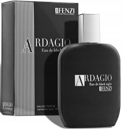 J FENZI Ardagio Eau de Black for Men EDP 100 ml