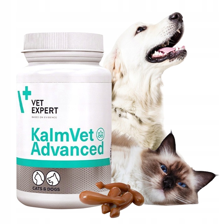 VET EXPERT KALMVET ADVANCED - preparat na objawy stresu dla psów i kotów