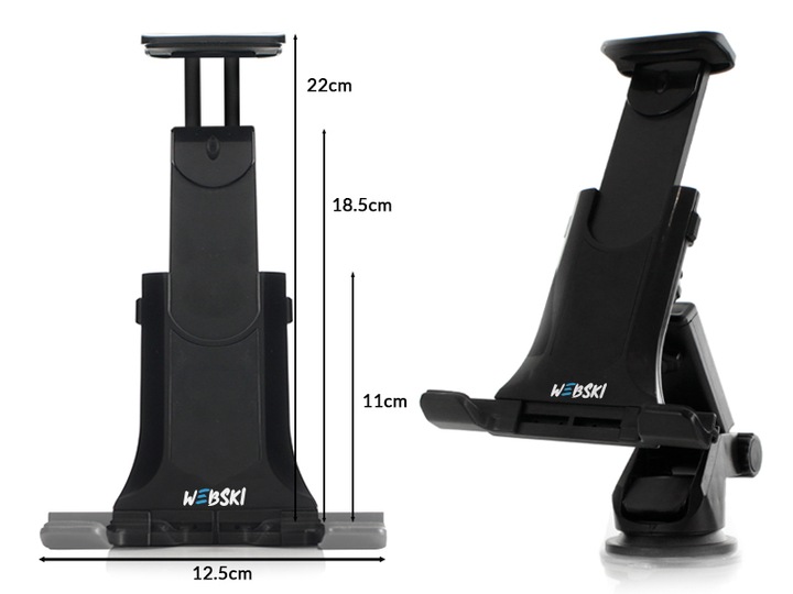 UCHWYT SAMOCHODOWY DO TABLETA 4-11' NA SZYBĘ DESKĘ