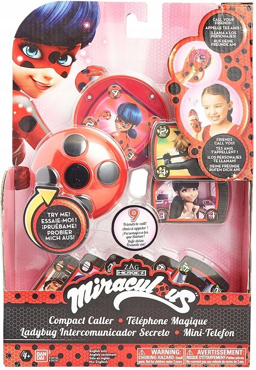 MIRACULUS MINI TELEFON Mini Model dla Dzieci Biedronka i Czarny Kot