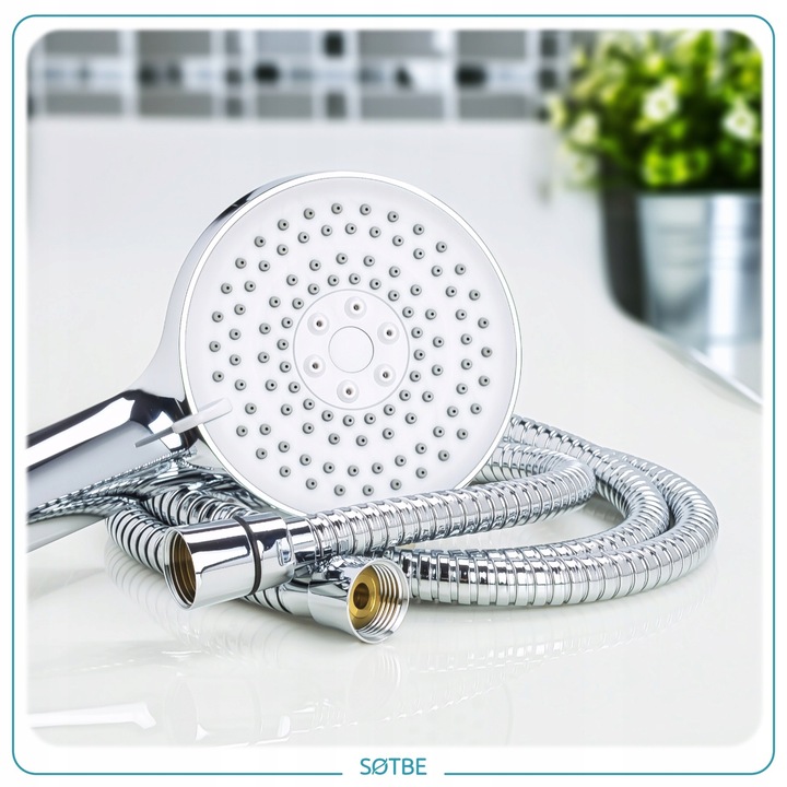 Wodooszczędna słuchawka prysznicowa 5 zakresowa wielofunkcyjna anti-calc