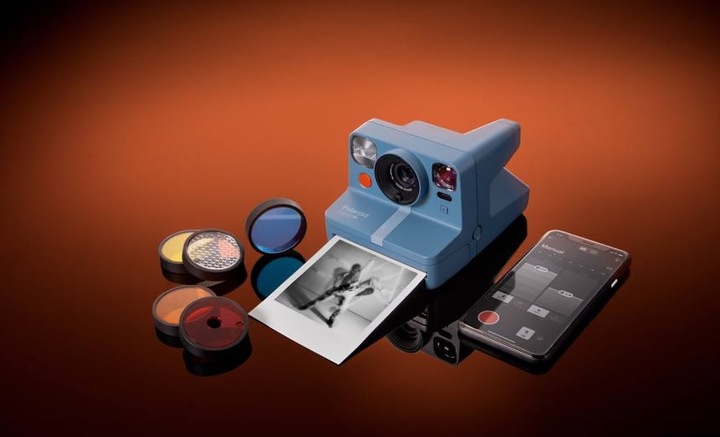 Aparat natychmiast Polaroid Now+ niebieski