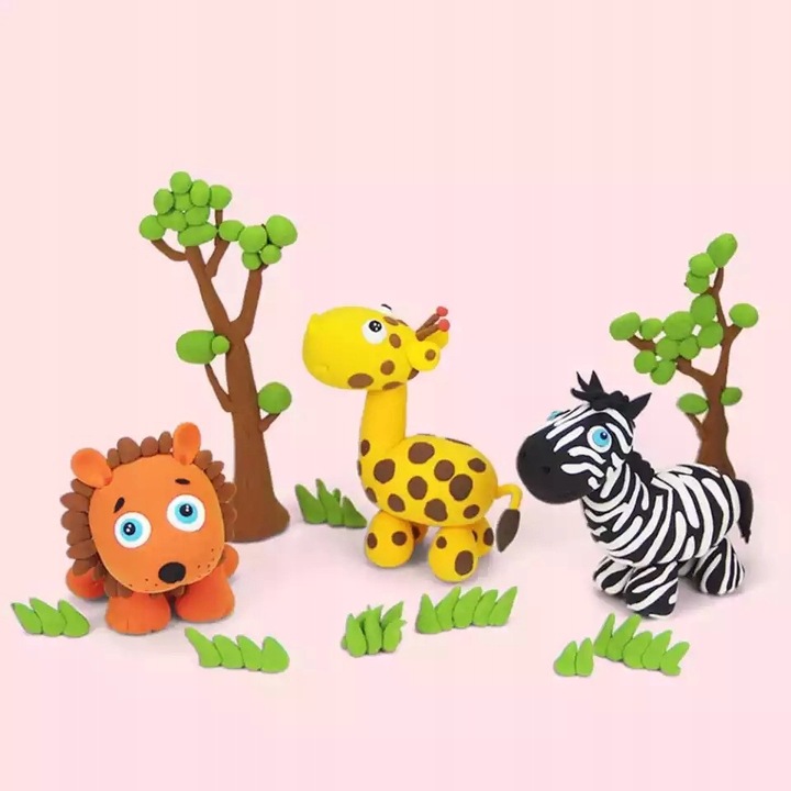 96 szt PLASTELINA MAGICZNA SENSO GLINA POLIMEROWA piankowa masa DLA DZIECI