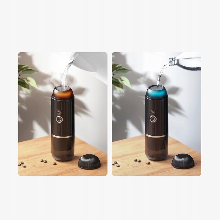 Automatyczny ekspres do kawy espresso Przenośny ekspres do kawy czarny