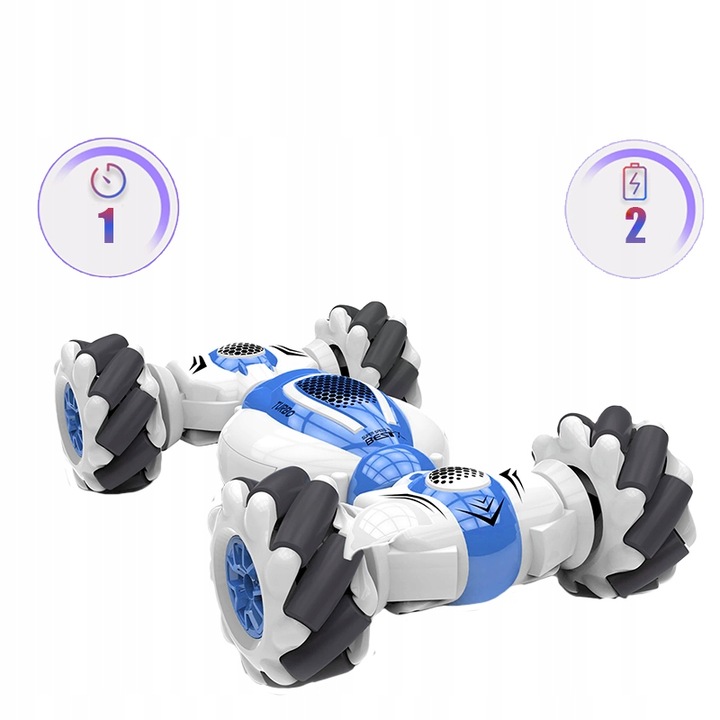 Samochód RC 4x4 drift auto zdalnie sterowane LED pilot gesty kaskaderskie