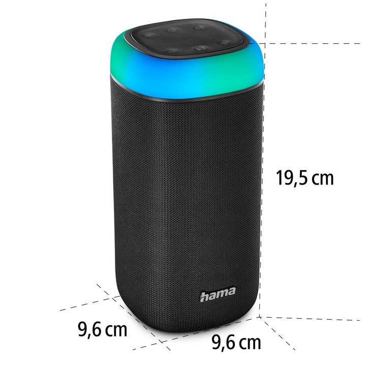 Hama GŁOŚNIK BLUETOOTH bezprzewodowy Shine 2.0