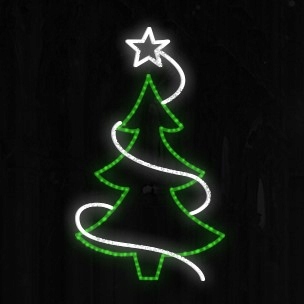 Choinka ze spiralą LED! Illuminacje Bożonarodzeniowe! HIT!!