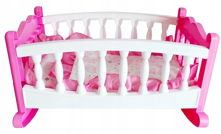 DUŻA KOŁYSKA DLA LALKI LALEK ŁÓŻECZKO + POŚCIEL PL