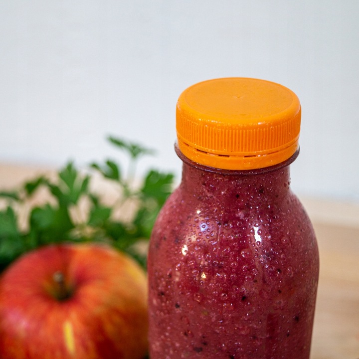 Butelka PET kwadratowa z nakrętką 500 ml x50 sztuk