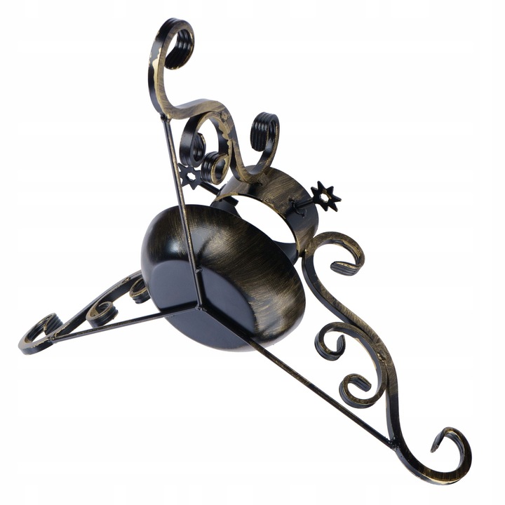 MASYWNY STALOWY KUTY STOJAK CHOINKOWY POD CHOINKĘ Z POJEMNIKIEM NA WODĘ S10