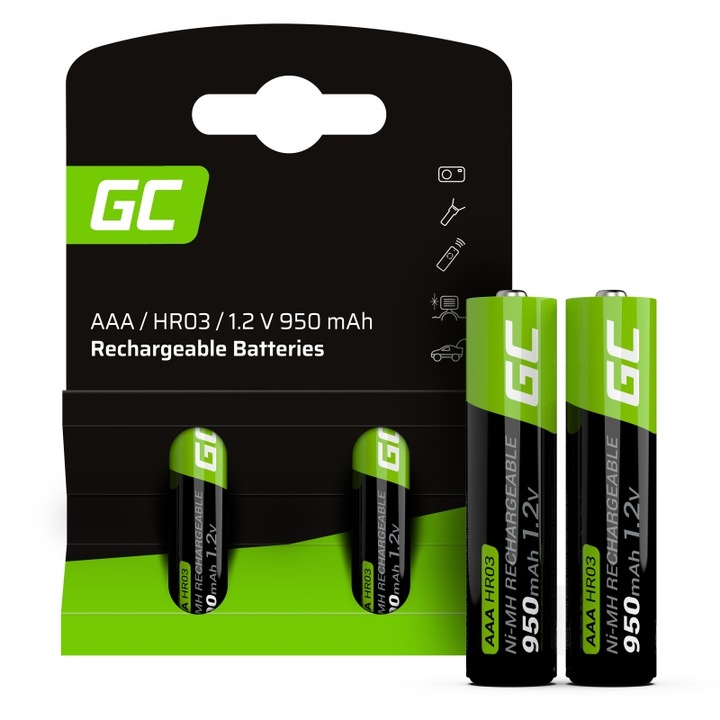 ŁADOWARKA BATERII AA AAA + 4x AKUMULATORKI R6 AA + 6x GC AAA R3 950mAh